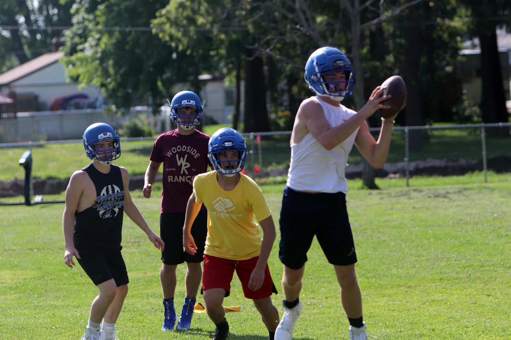 New Lisbon Football Practice